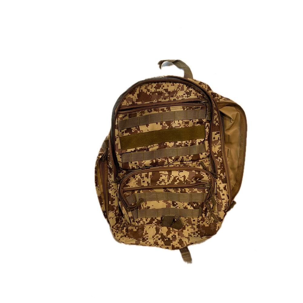 Generic Desert Tan Camo Tactical Backpack
